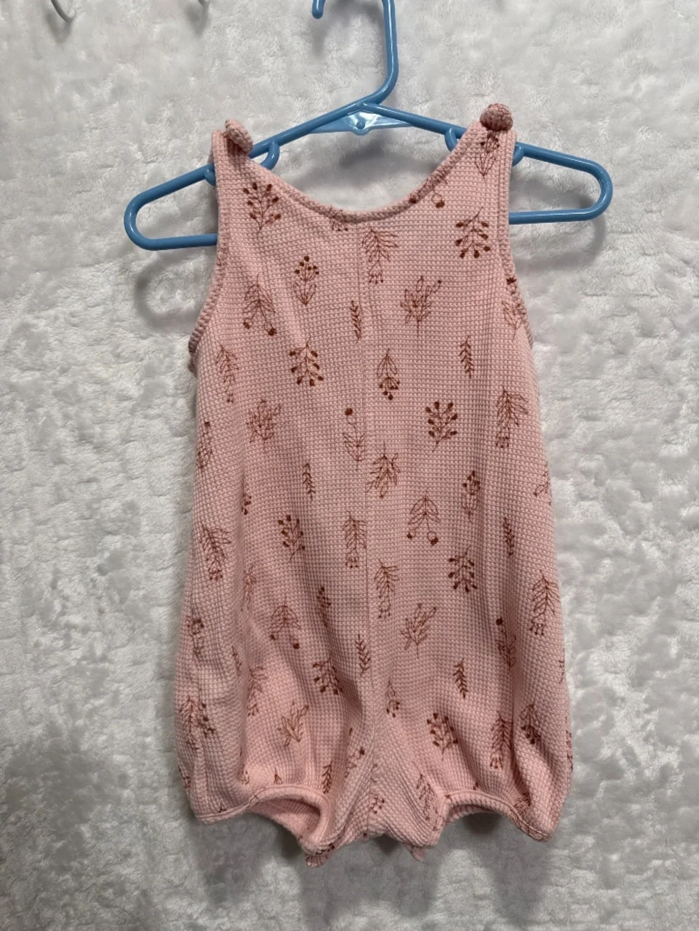 Carters baby girl bodysuits floral plaid size 24 Months lot bundle